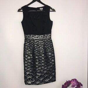 H&M Black and Silver Cocktail Dress
